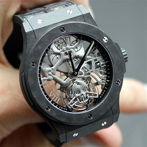 hublot classic fusion skeleton tourbillon all black 45mm price|Hublot Classic Fusion .